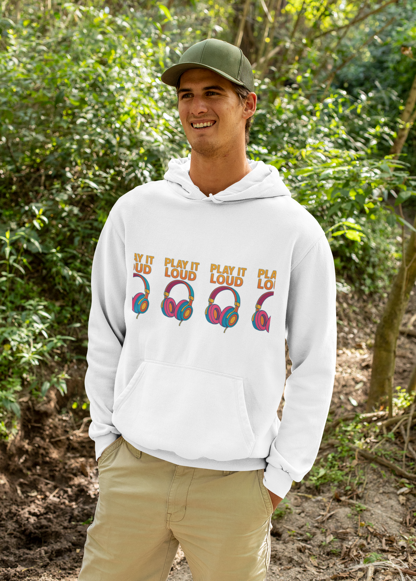 Loud Music Hoodie | Cozy Fleece Sweatshirt for Music Lovers, Perfect Gift for Birthdays, Concerts, Festivals, or Casual Wear
