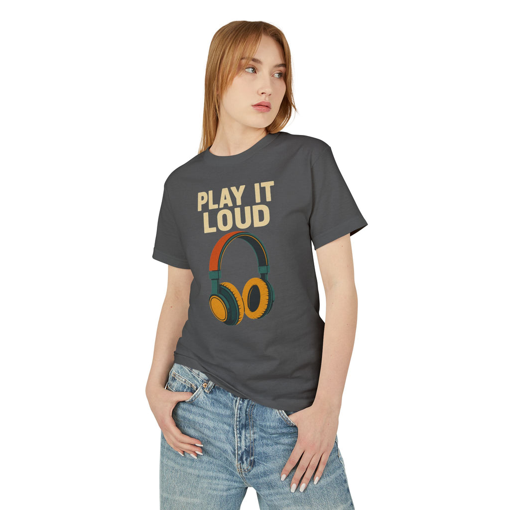 Play It Loud Tee - Unisex Garment-Dyed Heavyweight Cotton T-Shirt, Music Lover Gift, Casual Wear, Music Festival Shirt, Vintage Style [...]