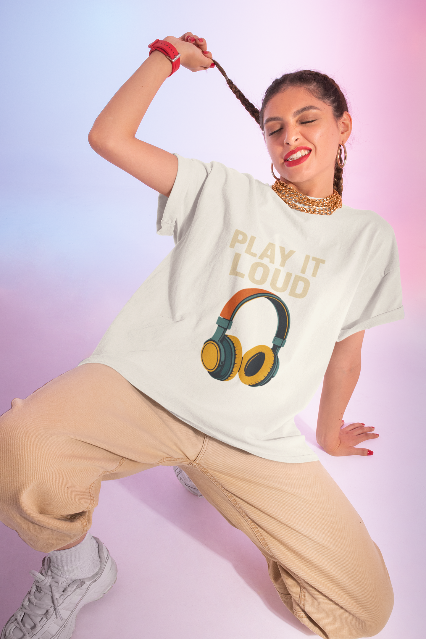 Play It Loud Tee - Unisex Garment-Dyed Heavyweight Cotton T-Shirt, Music Lover Gift, Casual Wear, Music Festival Shirt, Vintage Style [...]