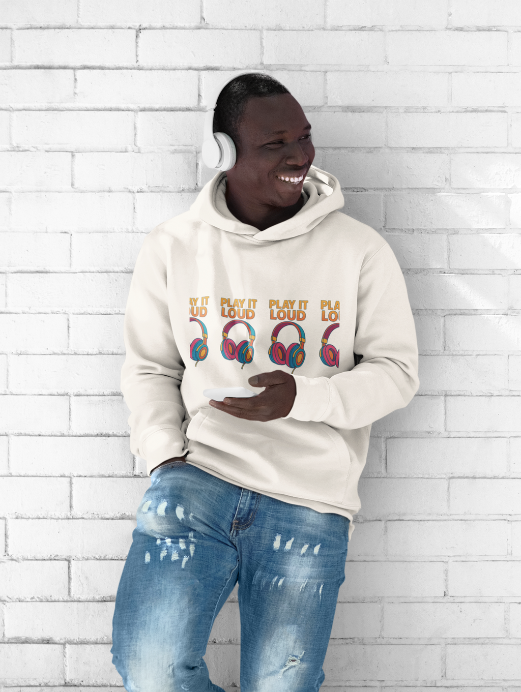 Loud Music Hoodie | Cozy Fleece Sweatshirt for Music Lovers, Perfect Gift for Birthdays, Concerts, Festivals, or Casual Wear