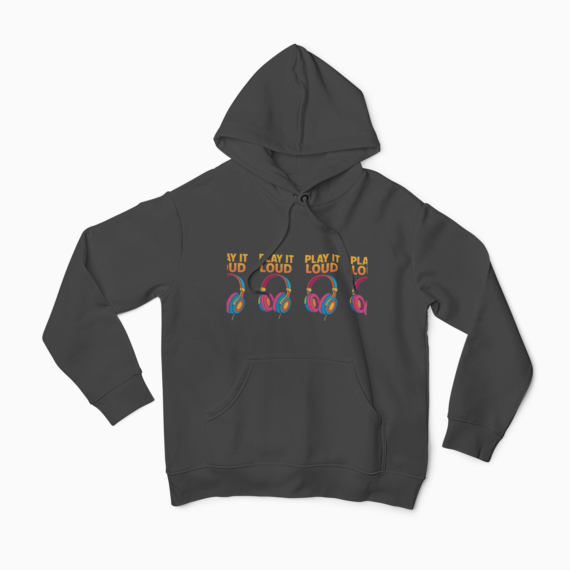 Loud Music Hoodie | Cozy Fleece Sweatshirt for Music Lovers, Perfect Gift for Birthdays, Concerts, Festivals, or Casual Wear