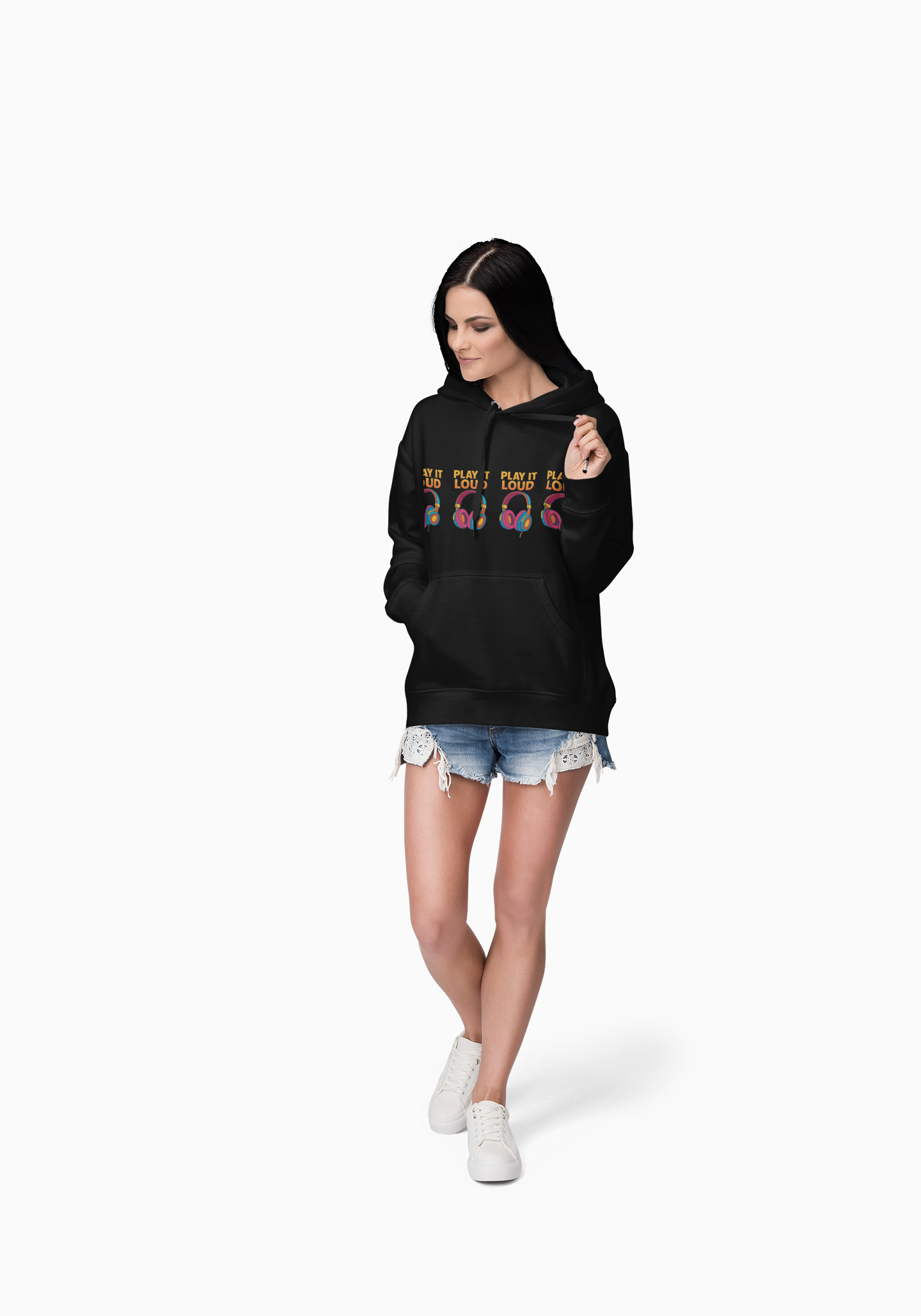 Loud Music Hoodie | Cozy Fleece Sweatshirt for Music Lovers, Perfect Gift for Birthdays, Concerts, Festivals, or Casual Wear